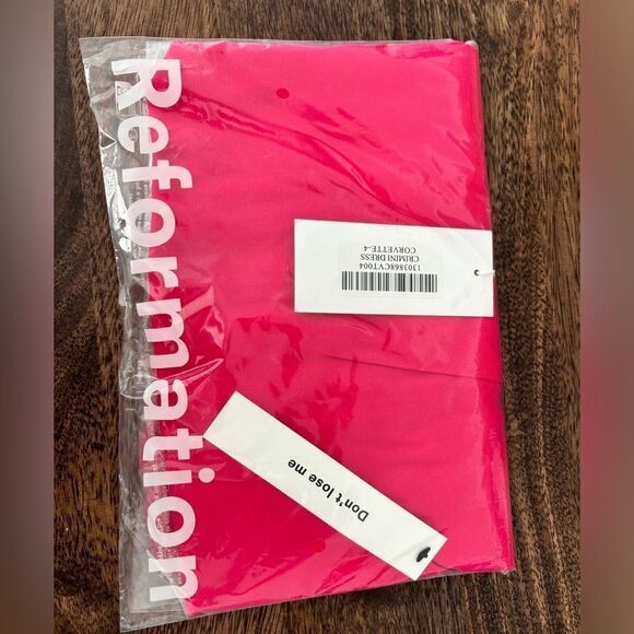 Reformation Pink Midi Dress - Picture 6 of 7